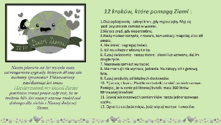 12 kroków, które pomogą ziemi